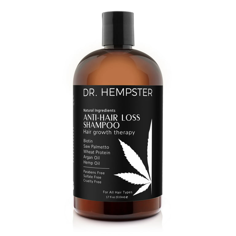 krig Næsten død Grunde Dr. Hempster Hair Loss and Biotin Shampoo - Thickens & Enriches Organic  Ingredients - Vegan - Walmart.com