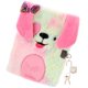 thumbnail image 3 of Diario con tapa de peluche, cuaderno de peluche con candado, cuaderno colorido, cuaderno con candado, diario, cuaderno, 3 of 7