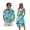 Ripples Starfish Plumeria Flower, variant on Whosucclay Starfish Coral Print Matching Hawaiian Outfits for Couples, Women's Casual Summer Sleeveless Crewneck Dress with Pockets Men's Hawaiian Button Down Aloha Shirt, S