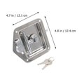 thumbnail image 3 of BRIGHTFUFU 1 Set Stainless Steel Tool Box Latch for Truck and RV Outdoor Usage, 3 of 8