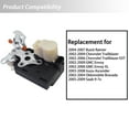 thumbnail image 3 of Liftgate Door Lock Actuator Motor 931298 15110511 15159269 Fit for 2002-2009 Chevrolet Trailblazer GMC Envoy Isuzu Ascender Oldsmobile Bravada Saab 9-7x, 3 of 5