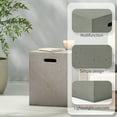thumbnail image 4 of Propane Tank Cover Table, Propane Tank Storage Box, Outdoor Tank Hideway Table for Propane Fire Pit and Gas Griddle Light Grey, 4 of 6