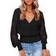 thumbnail image 1 of Cropped Patchwork Sweater, Lace Cutout Sweater, Lace Patchwork Long Knitted Pullover, Backless Long Sleeve Sweater, Ultimate Comfort, 1 of 7