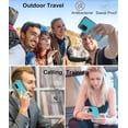 thumbnail image 2 of for Samsung Galaxy A03S Case, with Tempered Glass Screen Protector, Dust Proof Port Cover, Full Body Protection Rubber Cover Phone Case for Samsung Galaxy A03S/A02S, Mint/Teal, 2 of 8