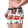 thumbnail image 2 of Pofeuu Christmas Houses Print Men’s Boxer Briefs, Moisture-Wicking Underwear, Regular,Trunk-X-Large, 2 of 5