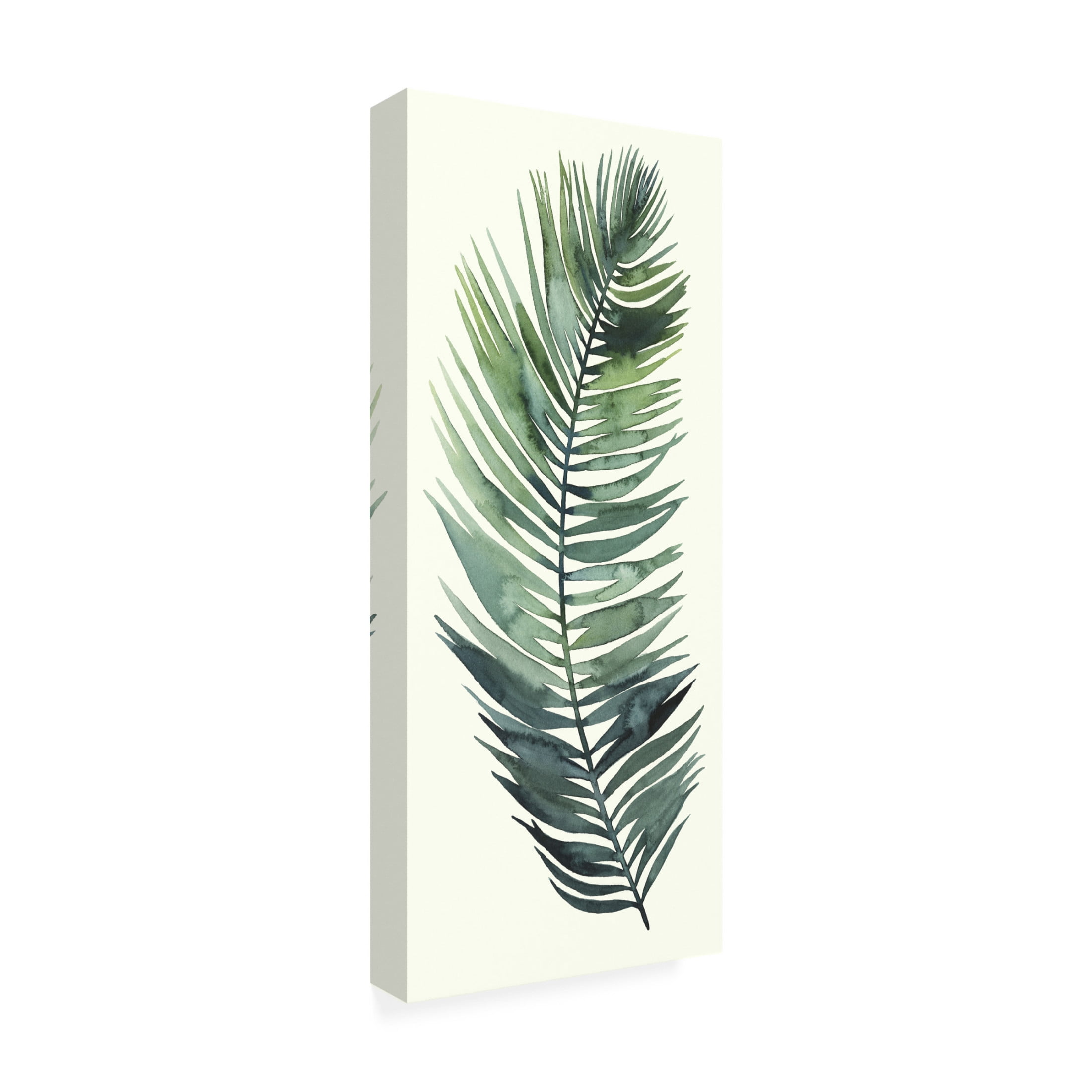 Canvas Wall Art - Grace Popp 'Dancing Palm II' Wall Art for Living Room, Bedroom, or Office Décor by Trademark Fine Art - 14 x 32 Inches