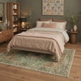 thumbnail image 2 of KUETH 5'X7' Vintage Area Rugs Machine Washable Rugs for Living Room, Non Slip Flat Pile Rug with Rubber Backing, Boho Rug for Entryway Bedroom Dining Room Home Office, 2 of 3