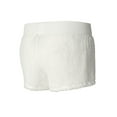 thumbnail image 3 of Women's Concepts Sport  White Cleveland Browns Fluffy Pullover Sweatshirt & Shorts Sleep Set, 3 of 3