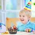 thumbnail image 4 of SEWCHICS  Cupcake Wrapper 24Pcs Cake Wrapper Black Paper for Cakes, 4 of 5