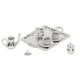 thumbnail image 4 of Té mini juego de té metal 1/12 Simulaciónón Escalada Kit de Bandeja de Té Miniatura en Miniatura para Casa Muñeca, 4 of 7