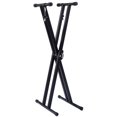 thumbnail image 2 of Adjustable Music Keyboard Electric Piano X-Stand Metal Dual Tube Standard Rack, 2 of 8