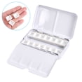 thumbnail image 4 of Paleta de acuarelas vacía Uxcell, lata de acuarela metálica con 14 medios pans, caja de pintura colorida de 14 pozos, 4 of 7