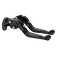 thumbnail image 1 of Palancas de freno y embrague cortas y largas para Yamaha MT125 2014-2021, ajustables en 6 posiciones, palanca de freno de motocicleta de aleación de aluminio, negro sólido, 1 of 1