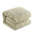 thumbnail image 6 of Chic Home Janea 9-Piece Geometric Clip Jacquard Comforter Set, King, Beige, 6 of 7