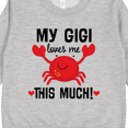 thumbnail image 3 of Inktastic My Gigi Loves Me Grandkids Toddler Sweatshirt, 3 of 4