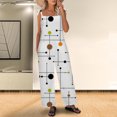 thumbnail image 2 of IROINNID Sleeveless Suspender Jumpsuit For Women Full-Length Ladies Backless Loose Long Rompers, 2 of 6