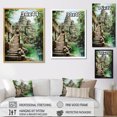 thumbnail image 4 of Designart "Journey To Asian Painting IV" Asian Floater Framed Canvas Art Print, 4 of 7