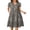 Black White Floral, variant on ANRABESS Women's Summer Casual Midi Dresses Short Sleeve V Neck Flowy Tiered 2026 Spring A-Line T Shirts Boho Beach Dress Peach Small