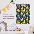 thumbnail image 2 of ALAZA Plastic Clipboard A4 Letter Size Decorative Clipboards for Students Women Men 9" x 12.5" Cartoon Duck Flowers, 2 of 6