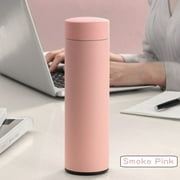 Pxiakgy Intelligent Stainless Steel Vacuum Flask LED Temperature Display Vacuum Flask Thermos cup E