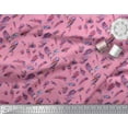 thumbnail image 2 of Soimoi Poly Georgette Fabric Brush Stroke Abstract Print Sewing Fabric Yard 52 Inch Wide, 2 of 3