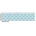 thumbnail image 2 of Hedgehog Fabric by the Yard, Watercolor Art Smiling Happy Characters with White Daisies on Blue, Upholstery Fabric for Dining Chairs Home Decor Accents, 3 Yards, Pale Blue Grey White by Ambesonne, 2 of 4