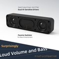 thumbnail image 2 of [Upgraded] USB Computer /Laptop Speaker with Stereo Sound & Enhanced B, Portable Mini Sound Bar for Windows PCs,, 2 of 5
