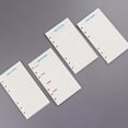 thumbnail image 4 of 1 Set Assorted Periods Loose-leaf Filler Papers 6-Hole Spiral Notebook Paper Replacement (A6), 4 of 9