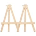 thumbnail image 1 of HLONK 2pcs Mini Wood Display Easels for Small Canvases & Photos, 1 of 11