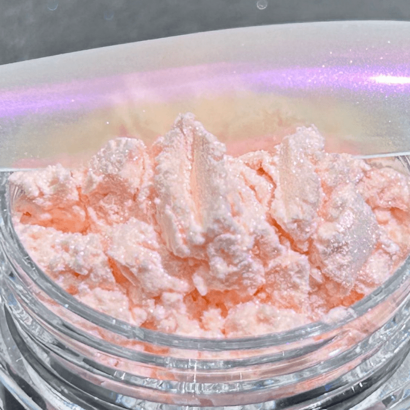 suxuMhao Chrome Nail Powder, Decoration, 1 Piece 50g Light Pink, Aurora Nail Powder, Iridescent Nail Powder, Holographic Nail Powder, Pearl Nail Powder, Shimmer Chrome,Easy to Apply