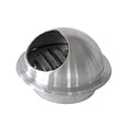 thumbnail image 4 of Stainless Steel Round Bull Nosed External Extractor Wall Vent Outlet, 4 of 5