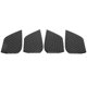 thumbnail image 2 of Embellecedor de cuenco de puerta, 4 piezas de fibra de carbono para interior de coche, accesorio de fibra de carbono para manija de puerta, adhesivo para taza, materiales de la mejor calidad, 2 of 9