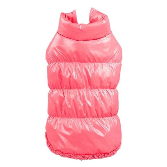 TELOLY Dog Coat,Simple Design Dog Jacket,Comfortable Fit Dog Clothes for Small Dogs,Pink,M