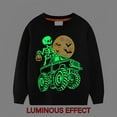 thumbnail image 3 of Boys Hoodies & Sweatshirts Halloween Long Sleeve Crewneck Sweatshirt with Truck Pumpkin Print for Kids Casual Outfit Fall Winter, 3 of 8