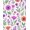 Green, Pattern 3, variant on ODIKA 4x6 Machine Washable Non-Slip Area Rug, Latch Hook Kit Blooming Daisy Meadow Needlework Project High Traffic Rug, Pink, 642732