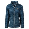 thumbnail image 2 of ETSU Buccaneers Cutter & Buck Women's Rainier PrimaLoft Eco Insulated Printed Full-Zip Puffer Jacket - Navy, 2 of 3