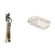 thumbnail image 1 of Figura de mujer africana, estatua de dama tribal africana, adorno de resina hecho a mano, bandeja de almacenamiento rectangular, adecuada para decorac, 1 of 8