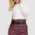 thumbnail image 2 of TRUBKH Fall Outfits for Women Mock Neck Top Long Sleeve Flowy Top Solid Tops Pullover Top Womens Thermal Tops Lightweight Sweater Oversized Sweaters for Women Fall Tops for Women White XL, 2 of 6