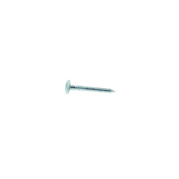 Grip-Rite 1-1/2 in. Roofing Hot-Dipped Galvanized Steel Nail Smooth Shank Flat 1 lb.
