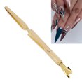 thumbnail image 4 of Cuticle Pusher, C Curve Cuticle Remover Lightweight Double End Portable Stylish Look  For Home Gold, 4 of 8
