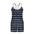 thumbnail image 6 of cfhntfmh Pajamas for Women Sets Sleeveless Tank and Shorts Summer Knit Striped 2-Piece Cute Pjs Soft Loungewear Set, 6 of 6