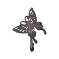 thumbnail image 4 of Gancho de pared decorativo Gancho para llaves Montaje en pared Soporte de estilo retro Colgando Perchero resistente Soporte para toallas para llaves Mariposa, 4 of 8