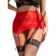 thumbnail image 5 of Cinturón de encaje de cintura alta para mujer (rojo, circunferencia de cintura 56-86), tirantes de malla con tanga, ropa interior sexy, 5 of 5