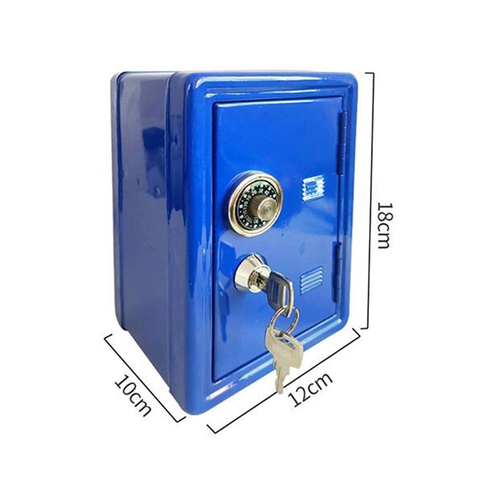 Safe Box Organizer Iron Desk Decorative Box , Bank Mini Cabinet Safe Box ,House, Apartment, Office Key Storage