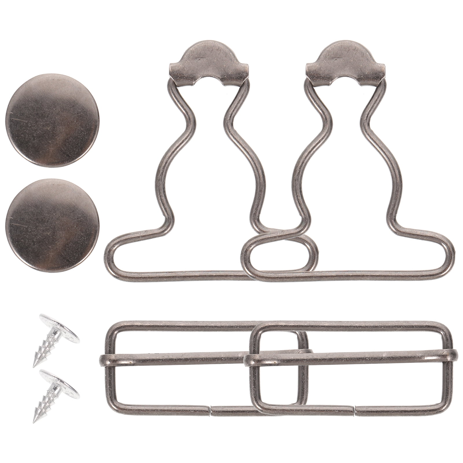 1 Set of Overall Clips Replacement DIY Overalls Dungaree Belt Fasteners