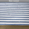 thumbnail image 6 of Ambesonne Harbour Stripe Place Mats Set of 4, Hand Drawn Sea, Standard Size, Night Blue White, 6 of 6