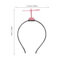 thumbnail image 2 of FENGGUIQU 4Ud Diademas De Plástico Rosa Con 3D Para Decoraciones Y Eventos Festivos, 2 of 8