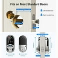 thumbnail image 6 of Veise Smart Lock RZ07 Keyless Entry Deadbolt, Fingerprint Bluetooth App Door Lock, Front Door Keypad, 6 of 7