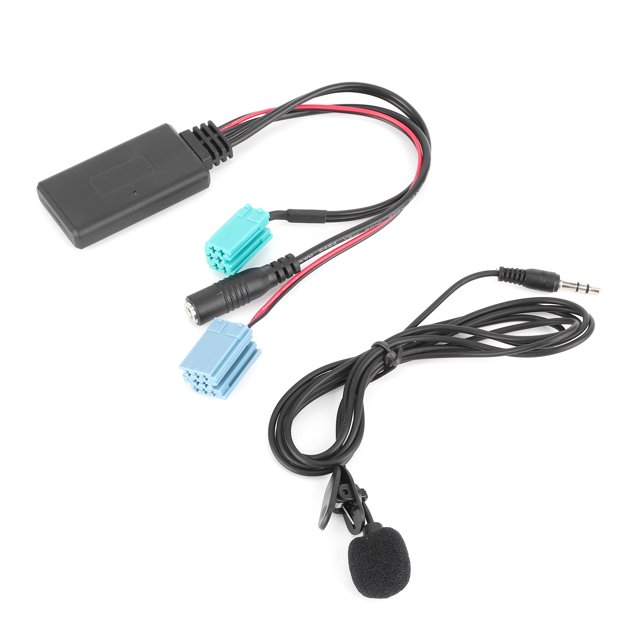 Car Stereo Adapter,6Pin Bluetooth Audio Cable Bluetooth Audio Cable AUX Adapterfor Clio Achieve More