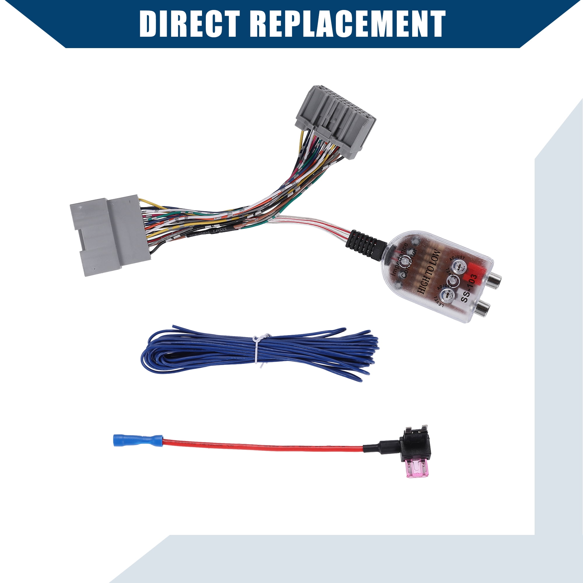 Unique Bargains Radio Add A Subwoofer Amplifier Harness for Chrysler